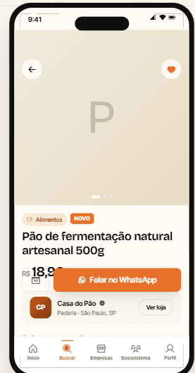 Prévia mobile de produto no iGod